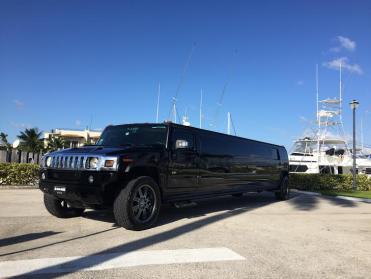 West Palm Beach Black Hummer Limo 